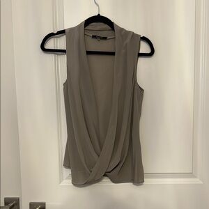41Hawthorne Silk Open Front Blouse